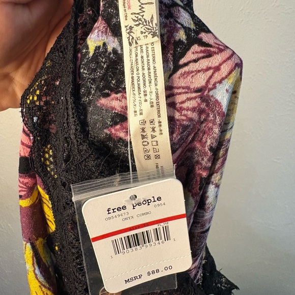 Free People Black and Pink Halter Sundress - Picture 5 of 5